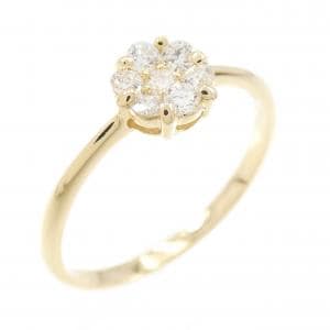【リメイク】K18YG ダイヤモンド リング 0.20CT
