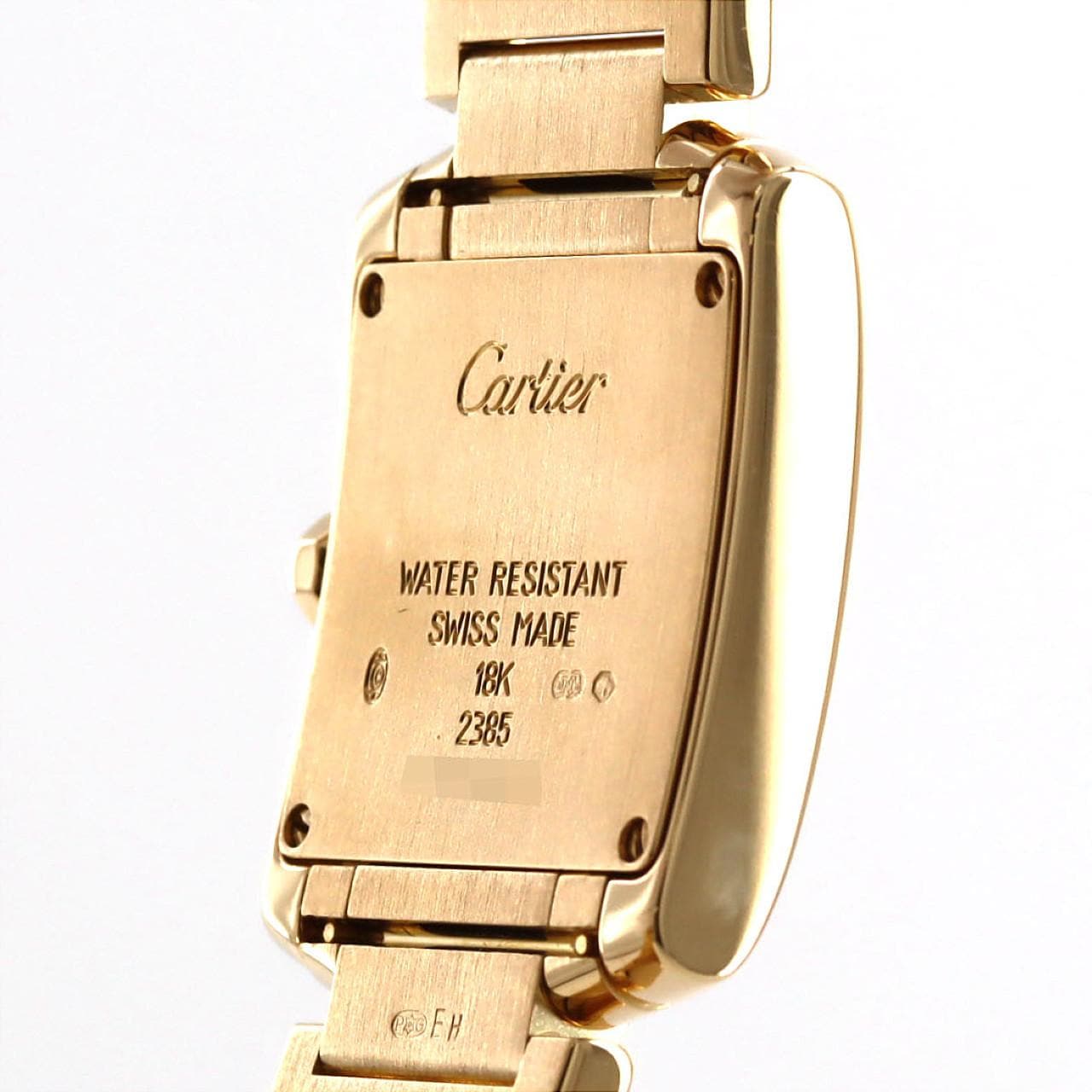 カルティエ タンクフランセーズSM YG/D･ブレスハーフD WE1001RC YG クォーツ