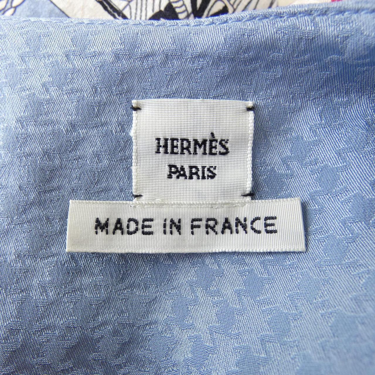 エルメス HERMES ツイルレーヌ *76-7313. ワンピース