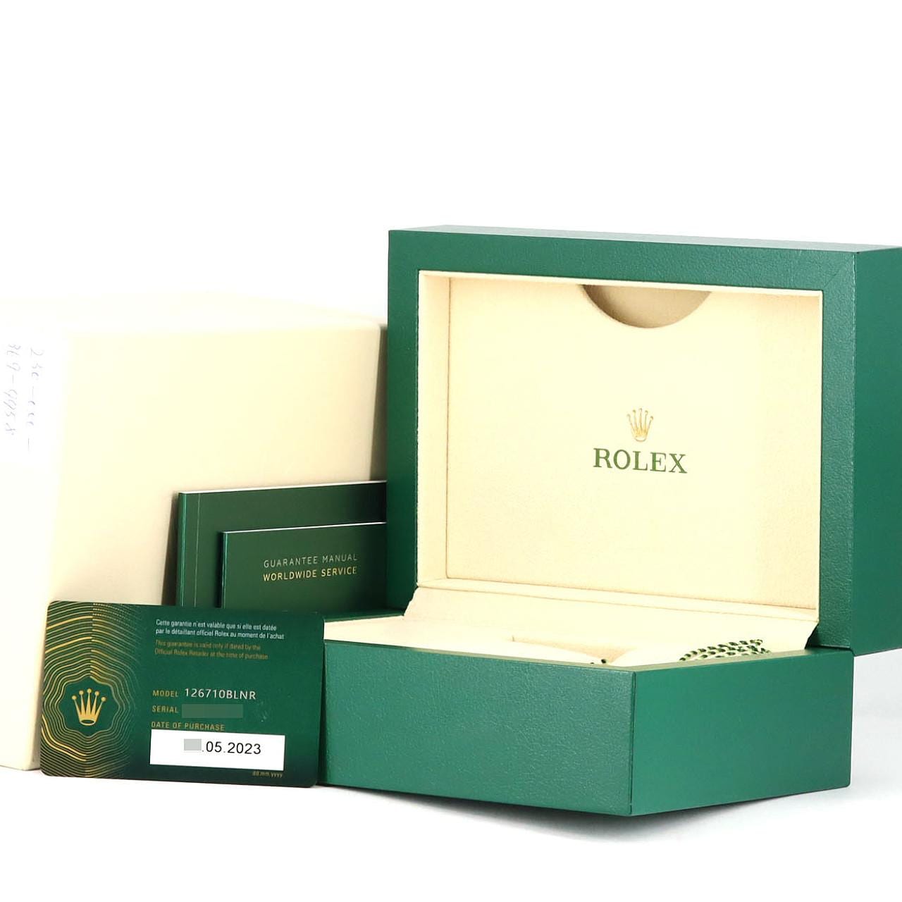 ロレックス GMTマスターⅡ 126710BLNR･5 SS 自動巻 ランダム番