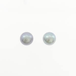 K18WG アコヤパール ピアス 8.6mm