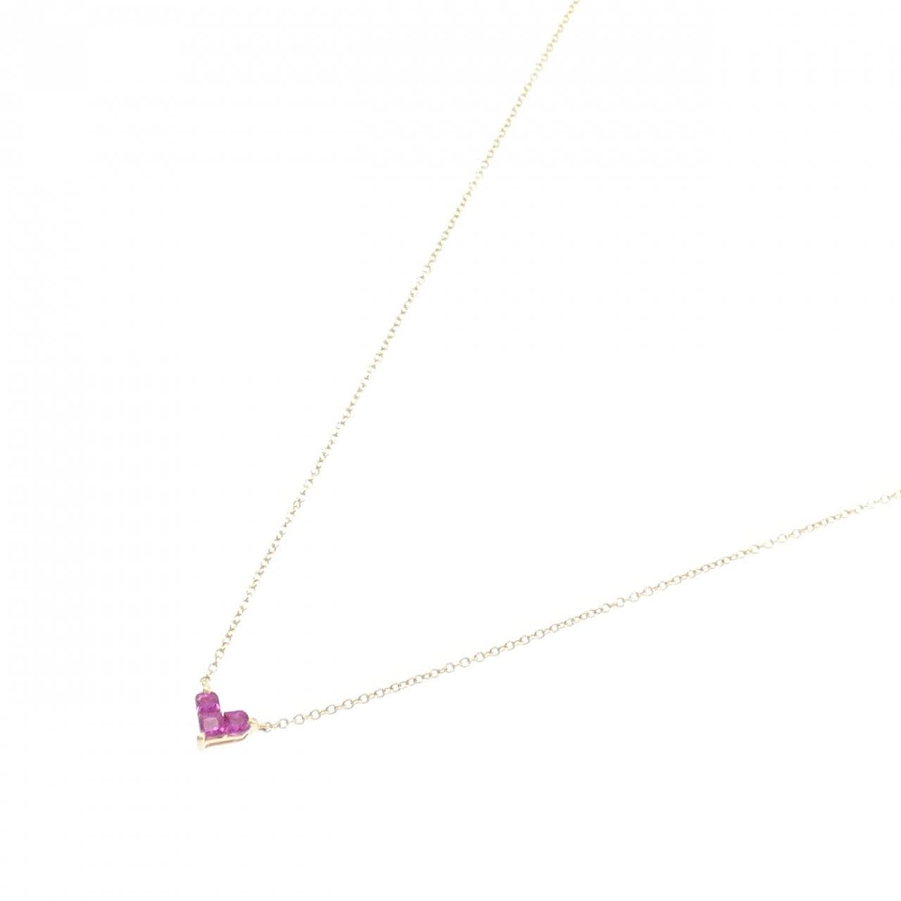 スタージュエリー ミステリアスハート ネックレス 0.13CT