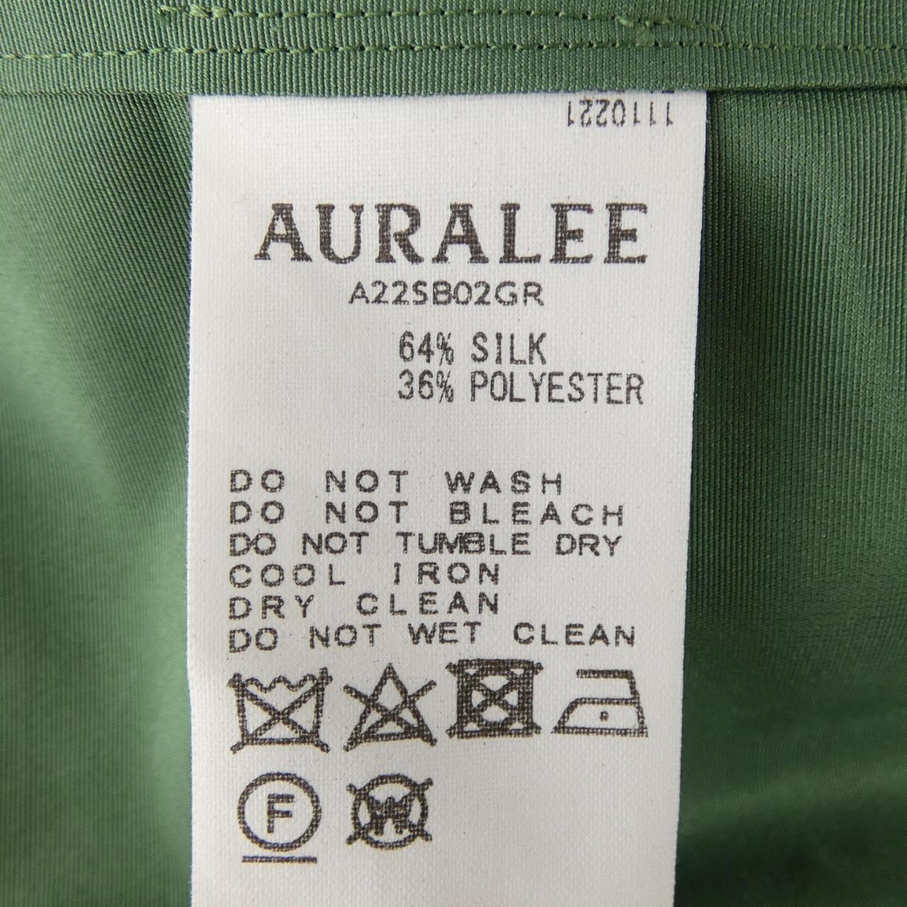 オーラリー AURALEE A22SB02GR ブルゾン