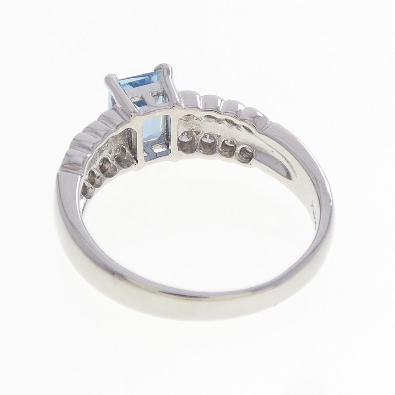 PT900 アクアマリン リング 0.95CT
