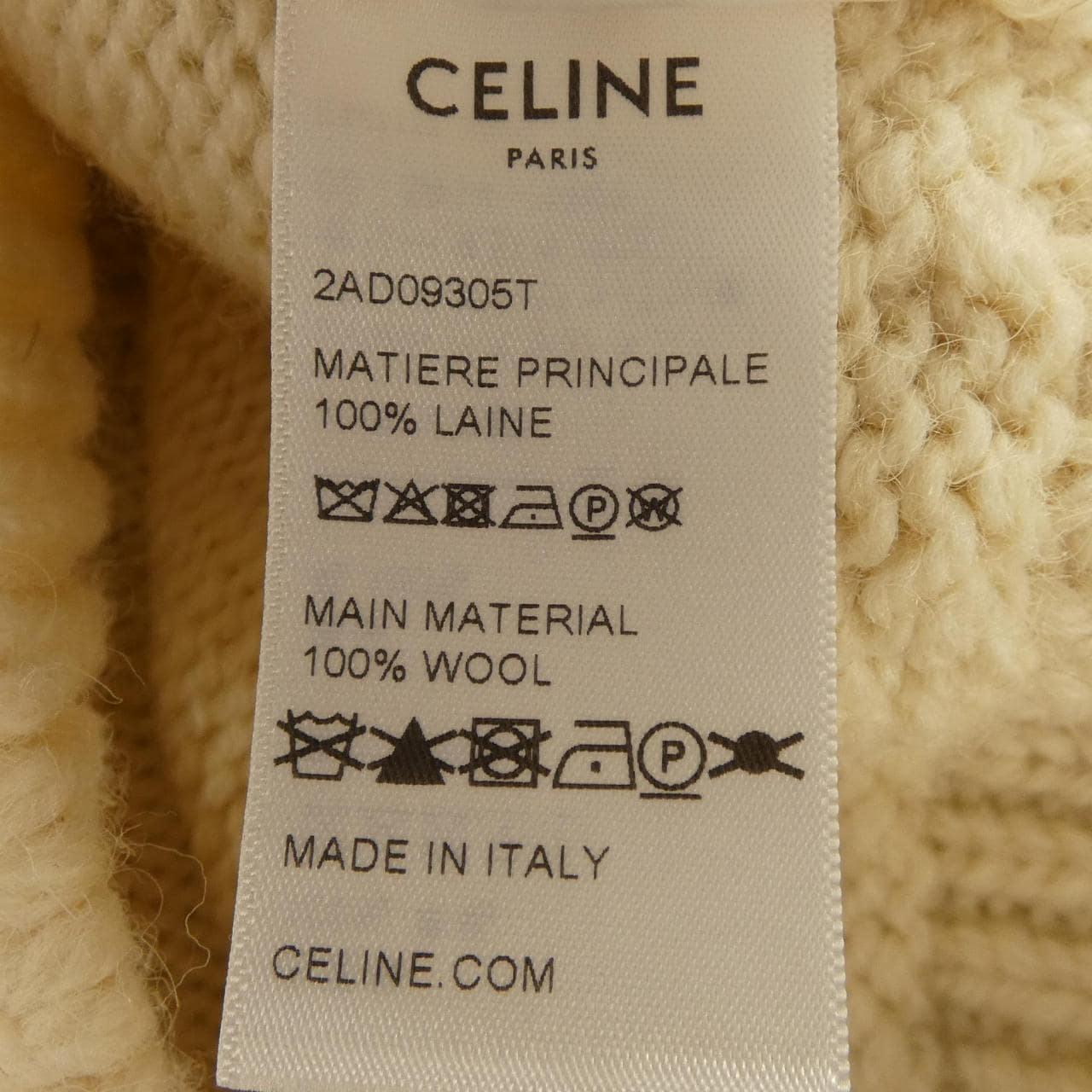 セリーヌ CELINE トリオンフ TRIOMPHE 2AD09305T ニット