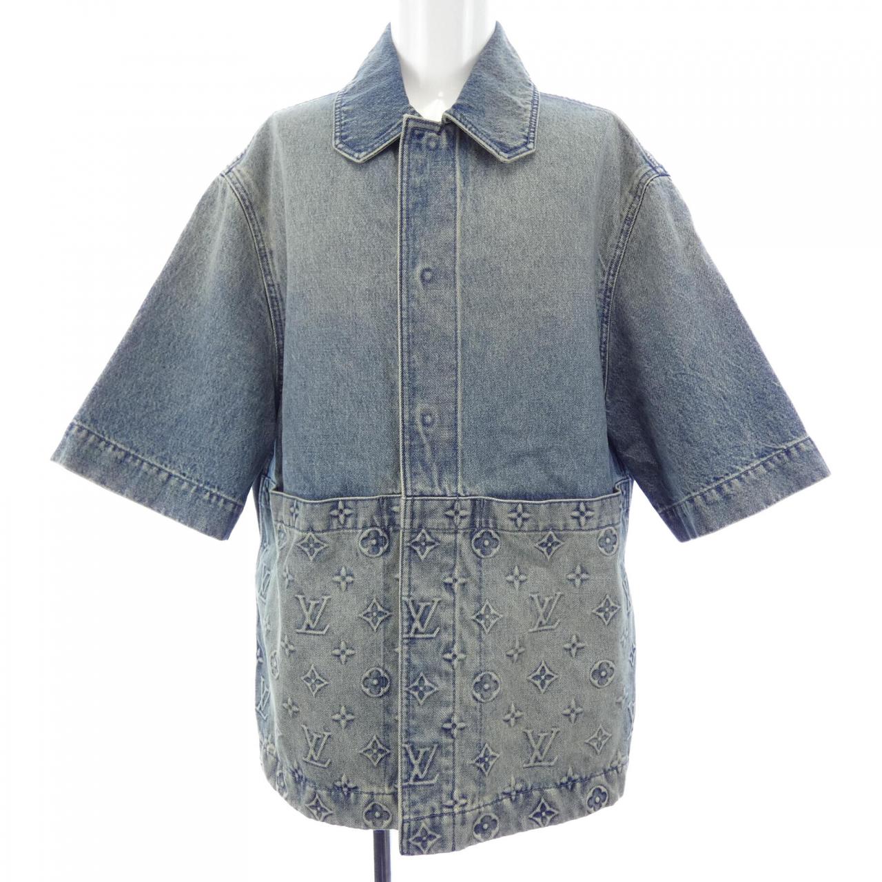 ルイヴィトン LOUIS VUITTON ショートスリーブデニムワークウエアシャツ HOS46WY38 デニムジャケット