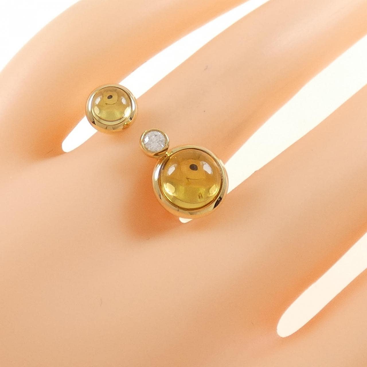 750YG シトリン リング 1.91CT