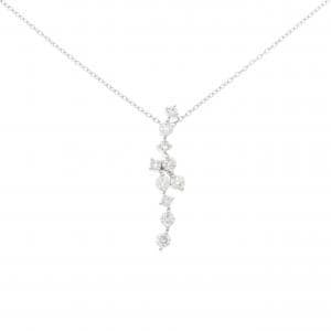 K18WG ダイヤモンド ネックレス 0.50CT
