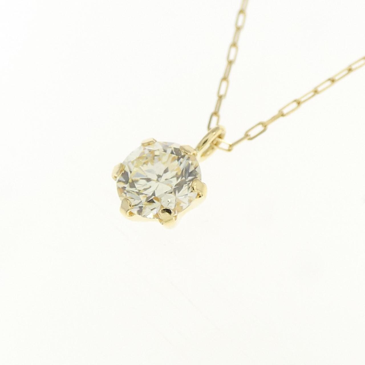 【新品】K18YG ダイヤモンド ネックレス 0.25CT