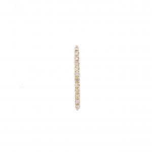 ヒロタカ ゴサマー ショートバー ピアス 0.06CT 片耳