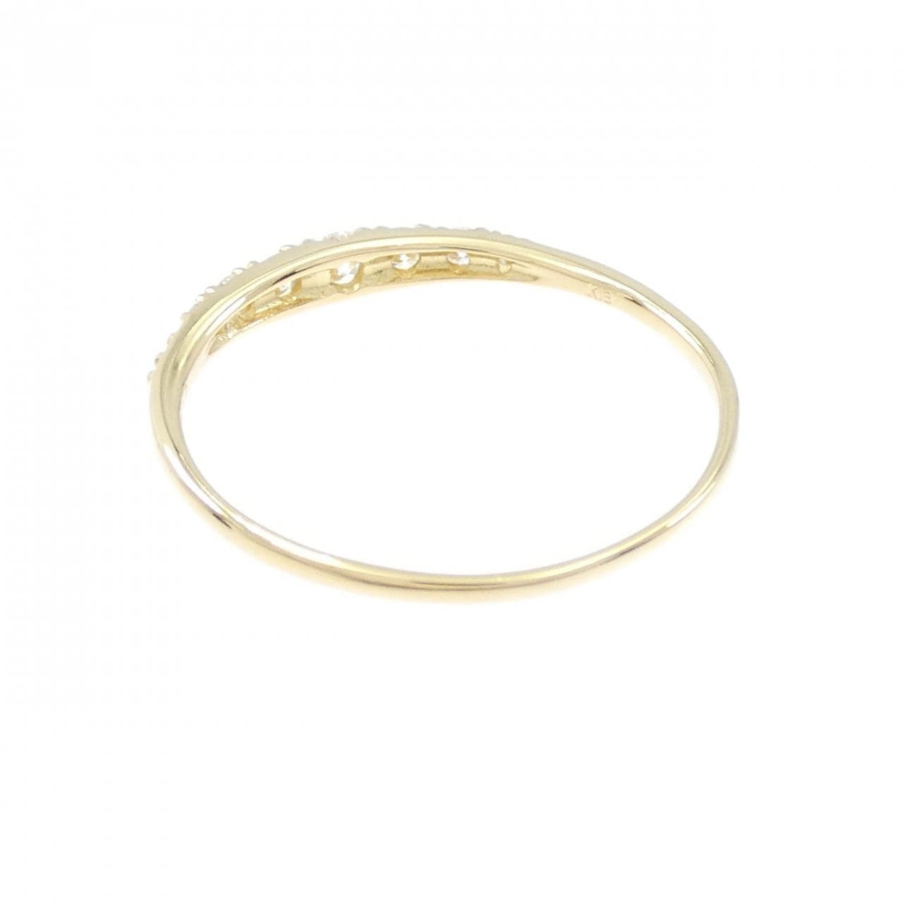 【リメイク】K18YG ダイヤモンド リング 0.15CT