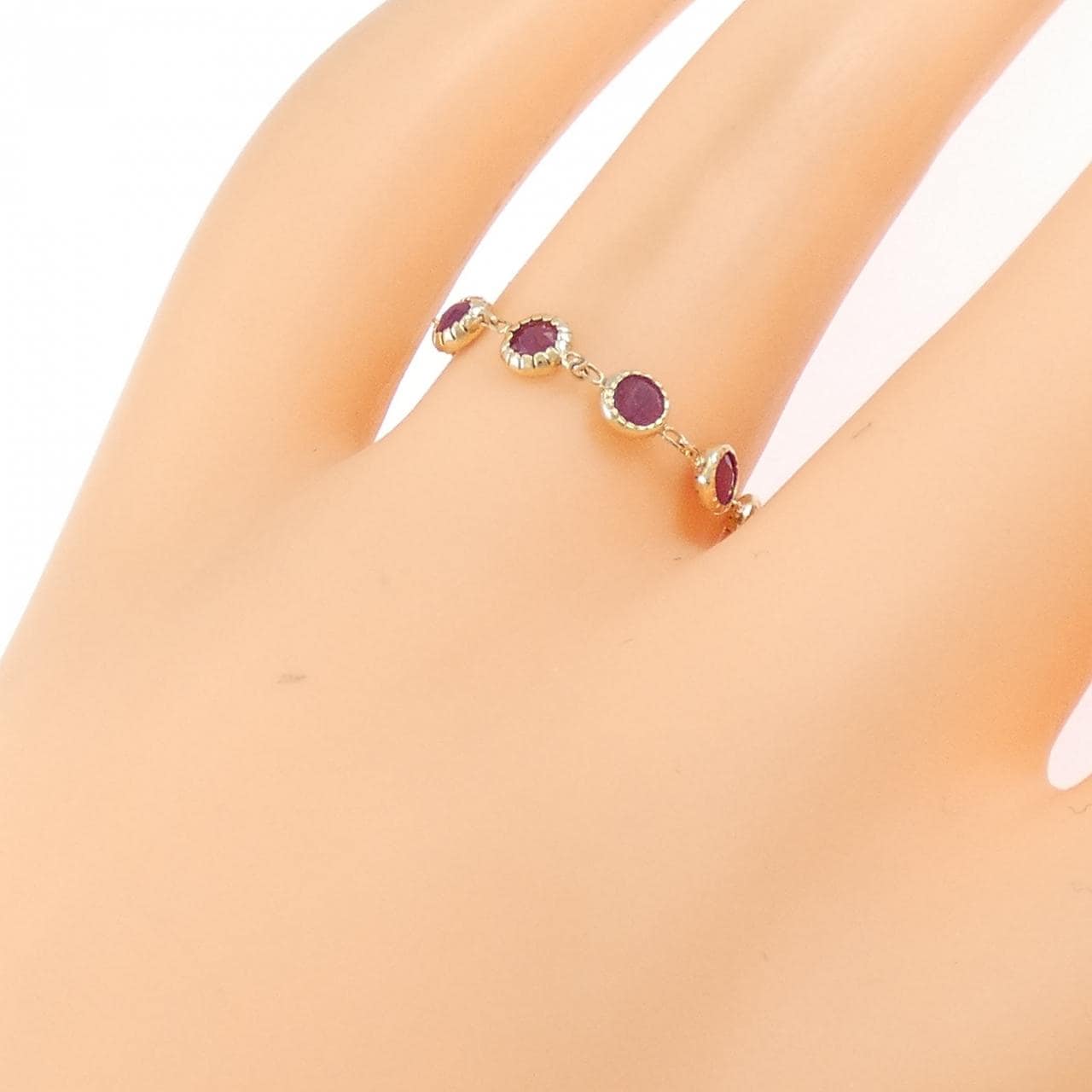 アガット ルビー リング