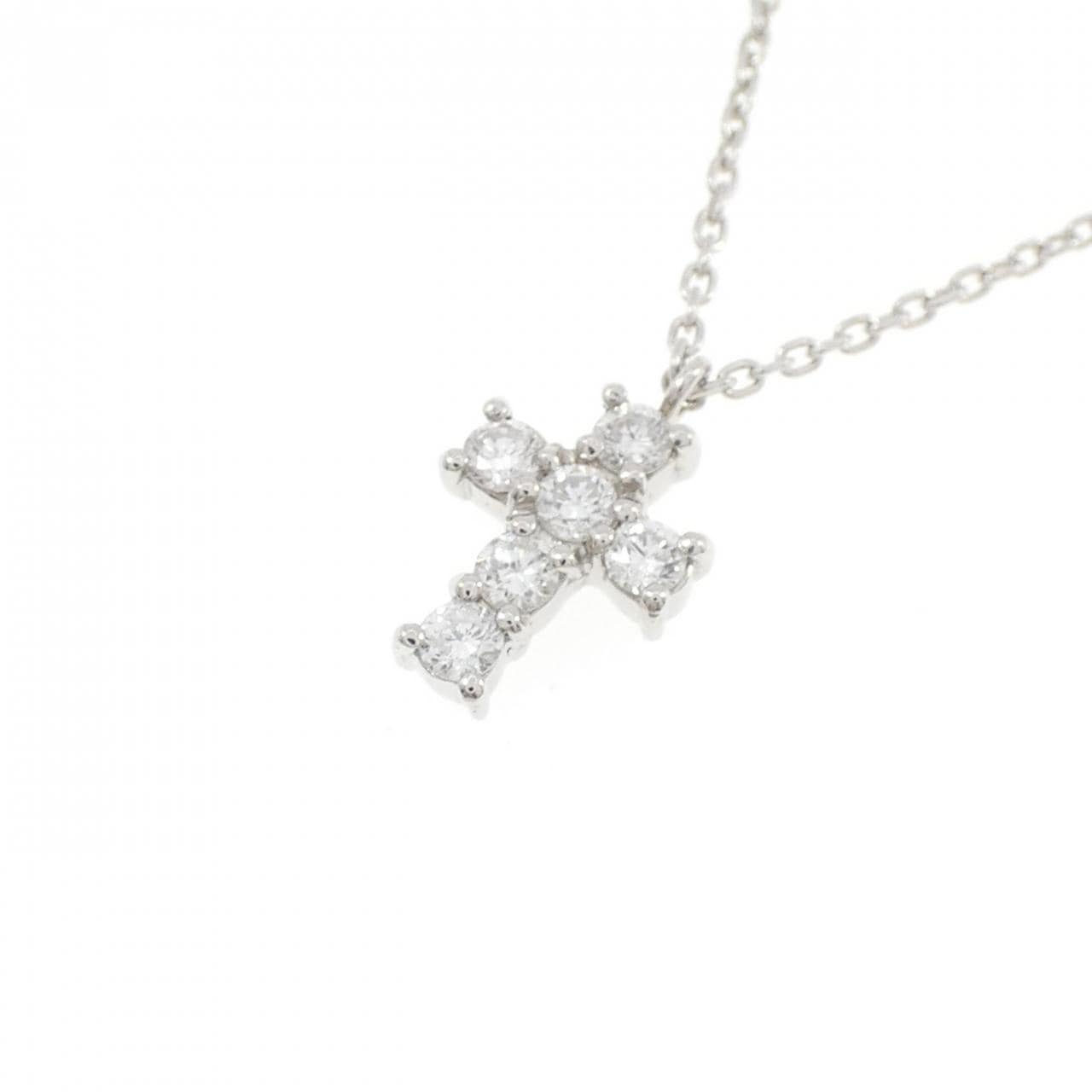 ヴァンドーム ダイヤモンド ネックレス 0.18CT