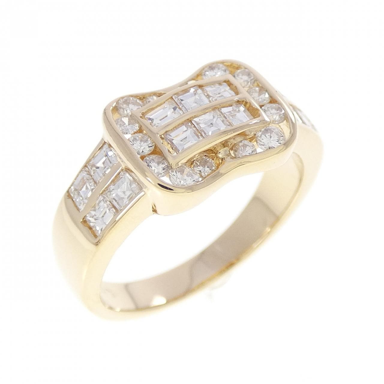 K18YG ダイヤモンド リング 1.03CT