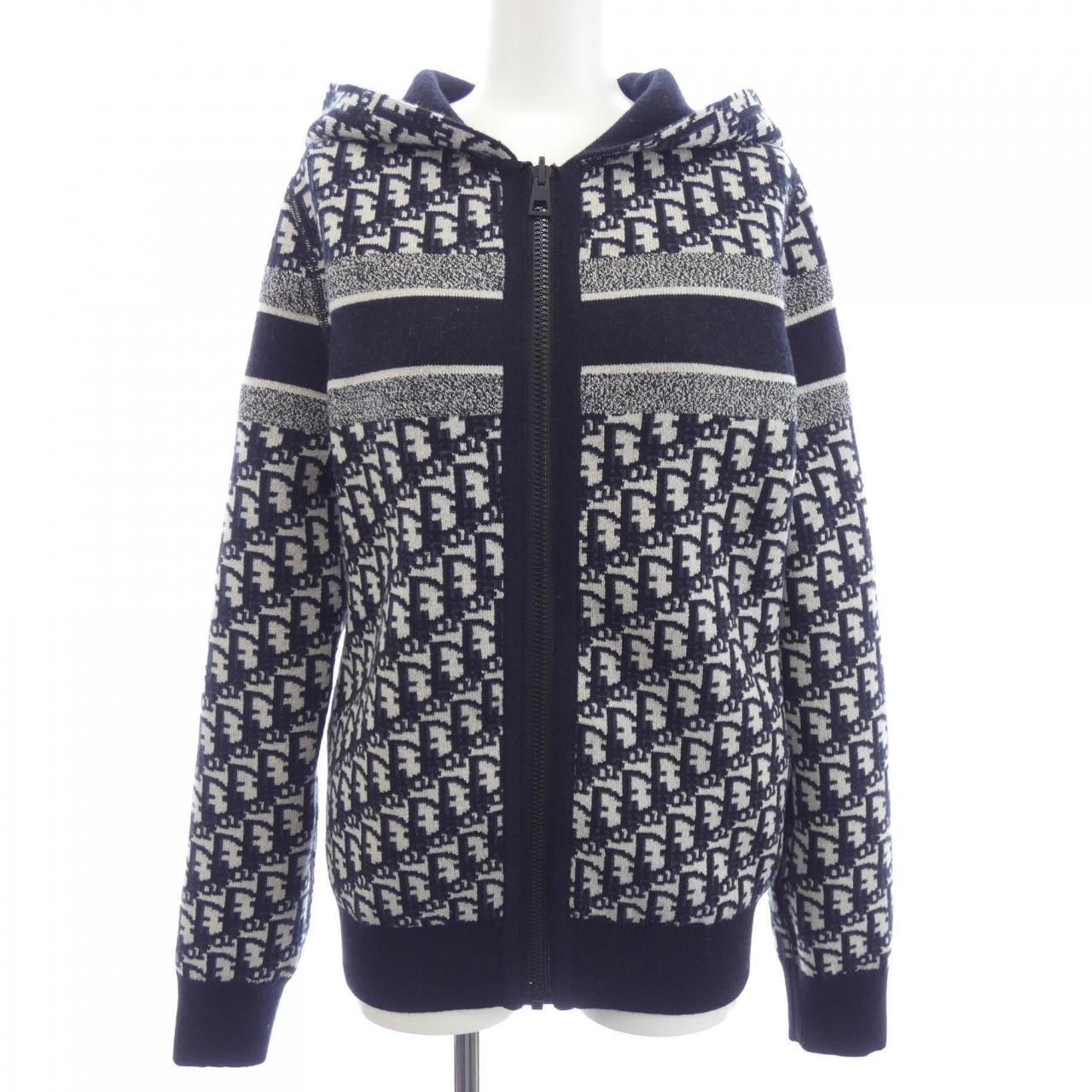 クリスチャンディオール CHRISTIAN DIOR ディオール オブリーク テクニカル カシミヤ 054G12AM055 パーカー