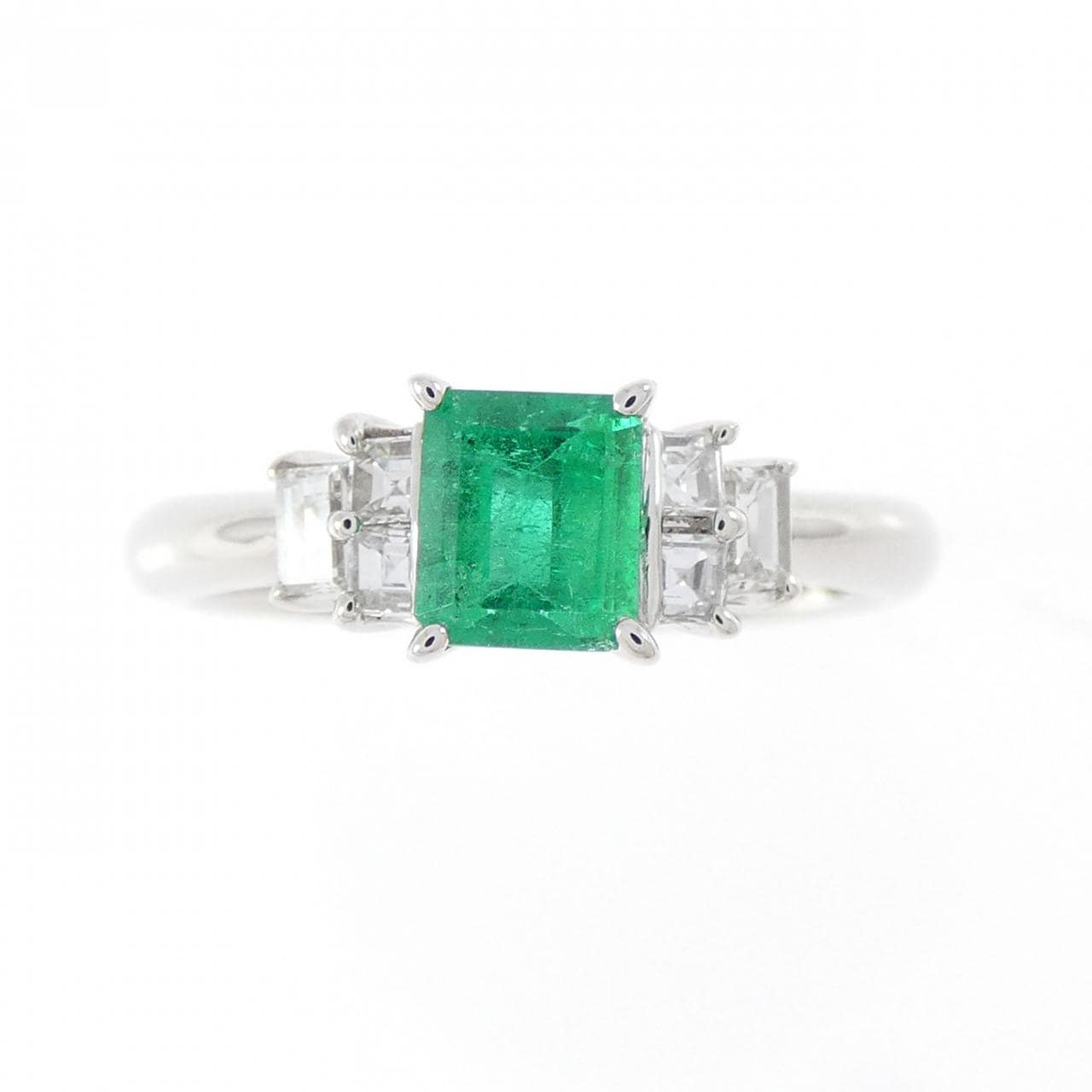 PT900 エメラルド リング 0.41CT