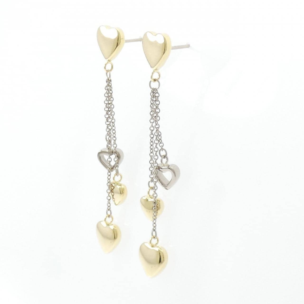 ティファニー マルチハートドロップ ピアス