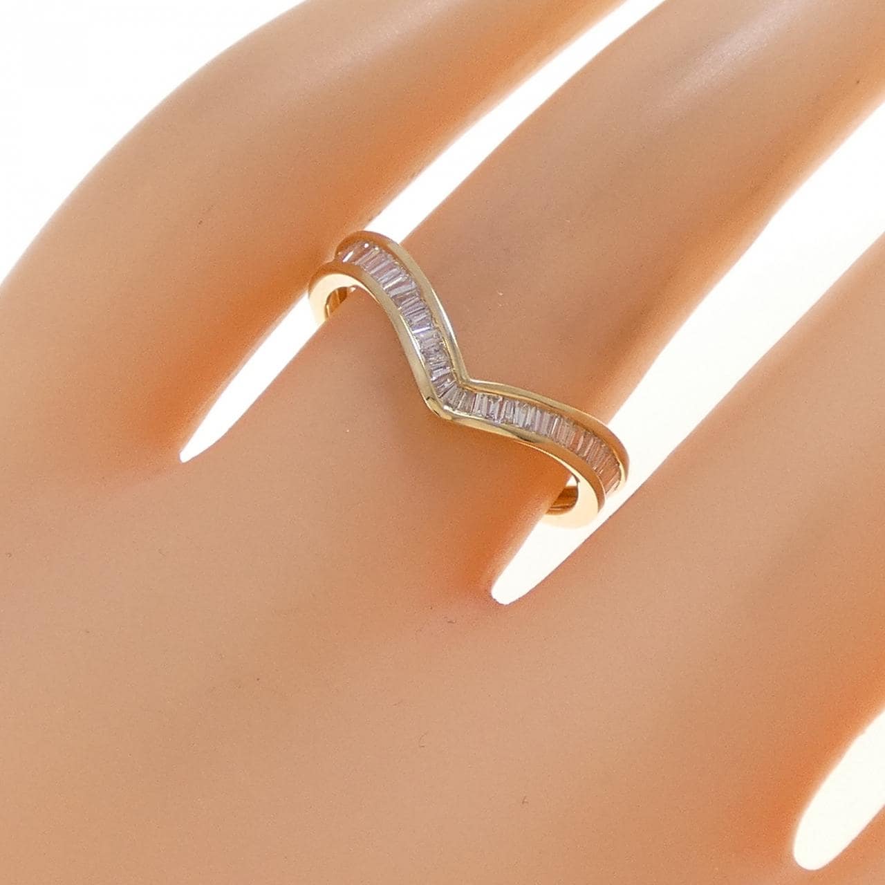 K18YG ダイヤモンド リング 0.30CT