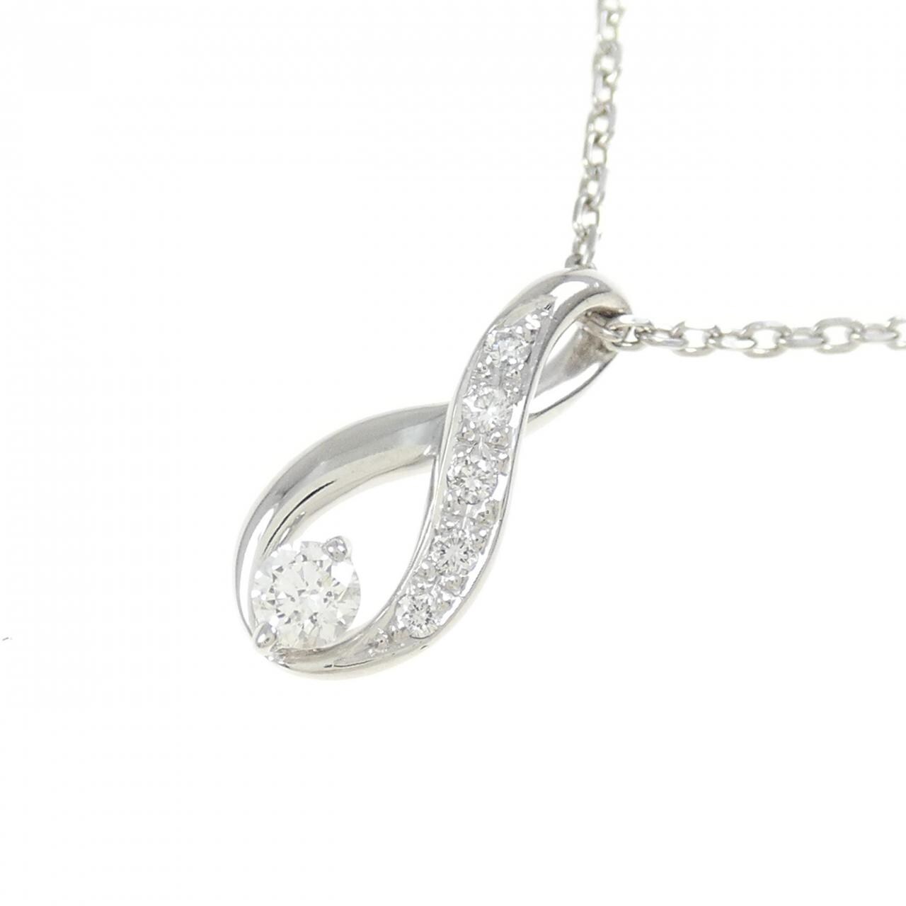 PT900/PT850 Diamond Necklace 0.15CT