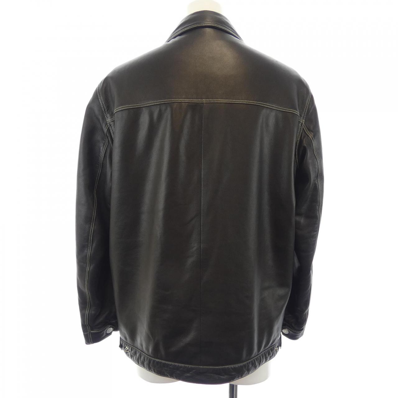 エルメス HERMES 82-5014 レザージャケット