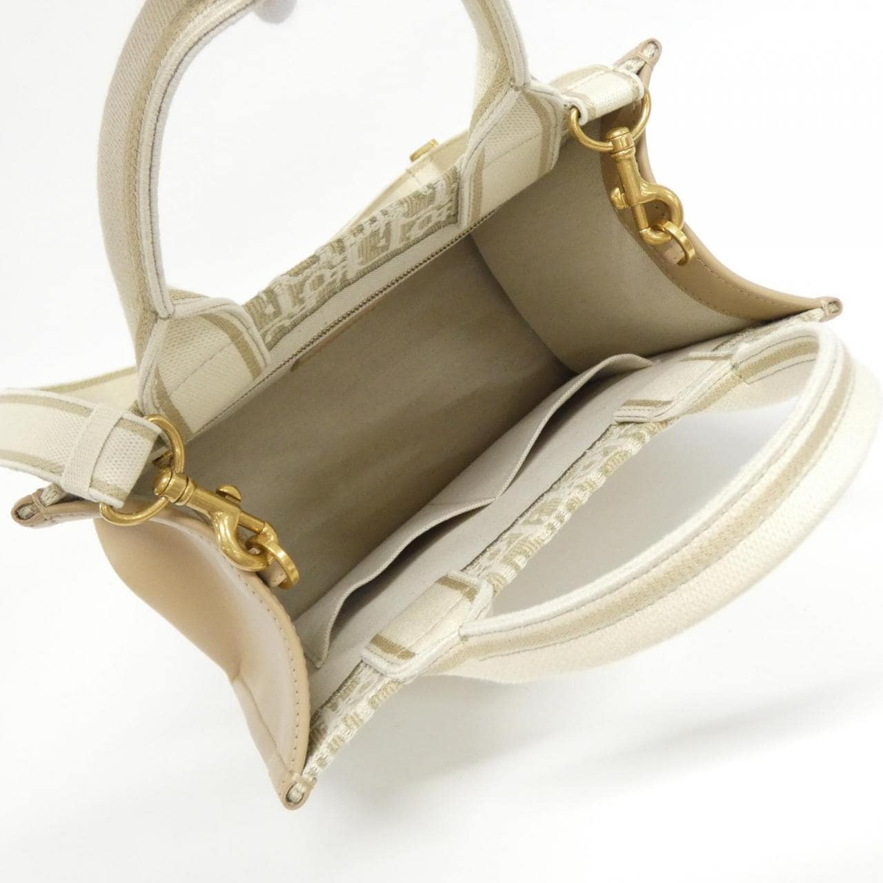 【未使用品】Christian DIOR DIOR OBLIQUE DIOR Book 手提包小號M1325CZBB 包