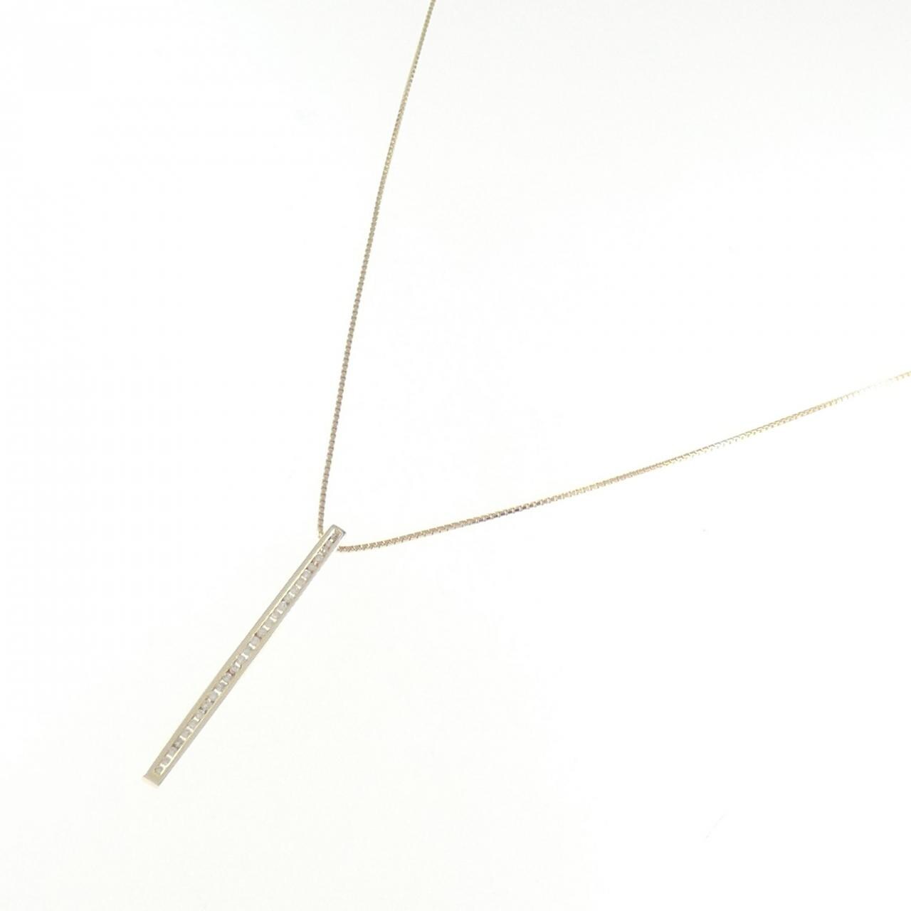 K18YG ダイヤモンド ネックレス 0.13CT