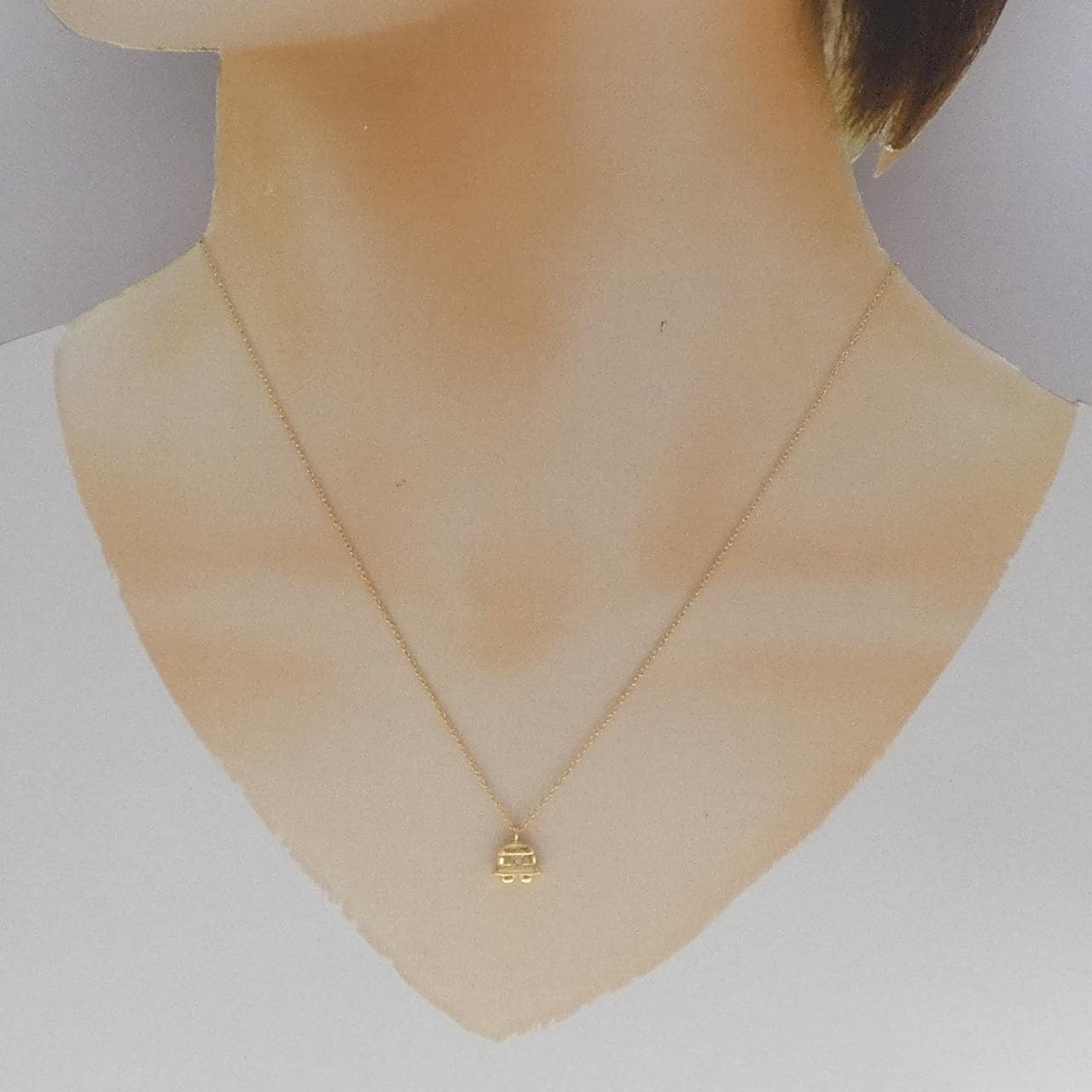 K18YG ダイヤモンド ネックレス 0.01CT