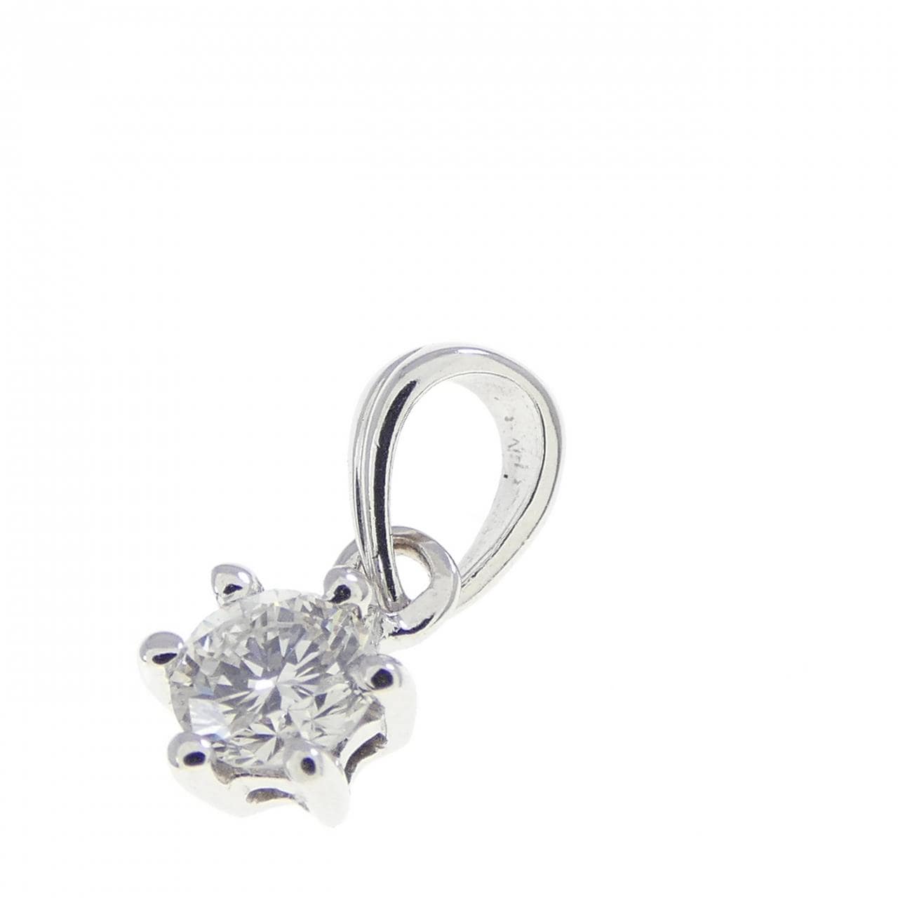 750WG ダイヤモンド ペンダント