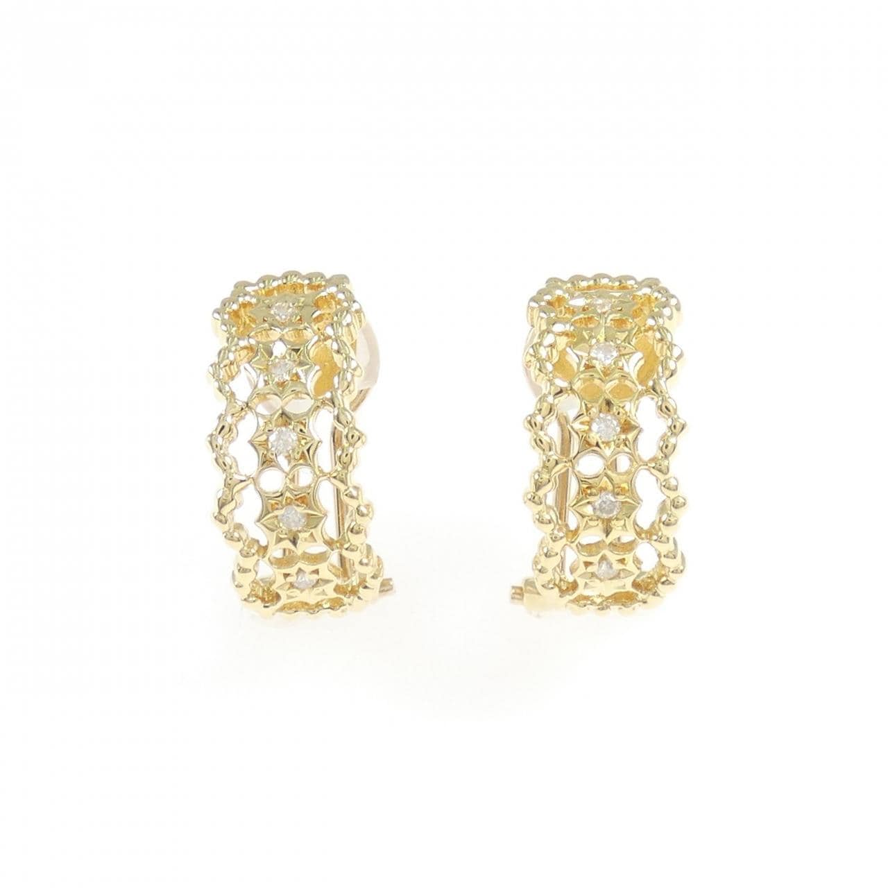 K18YG ダイヤモンド イヤリング 0.10CT