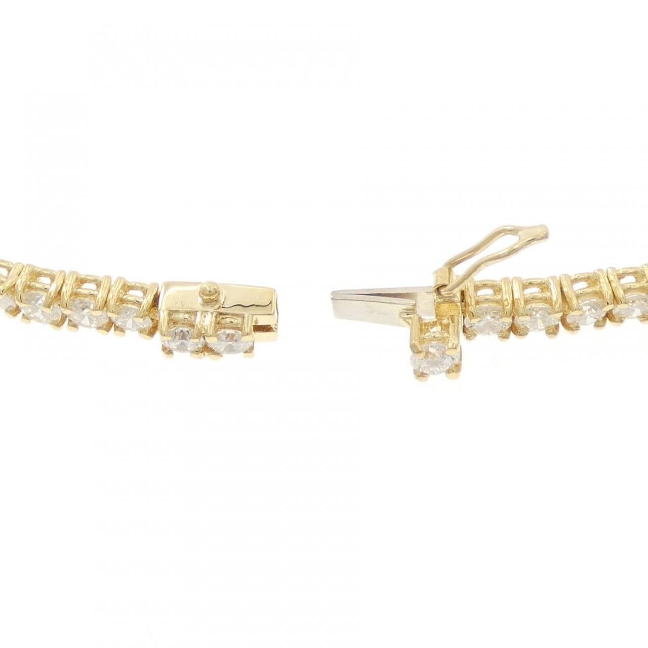 K18YG ダイヤモンド ブレスレット 3.62CT