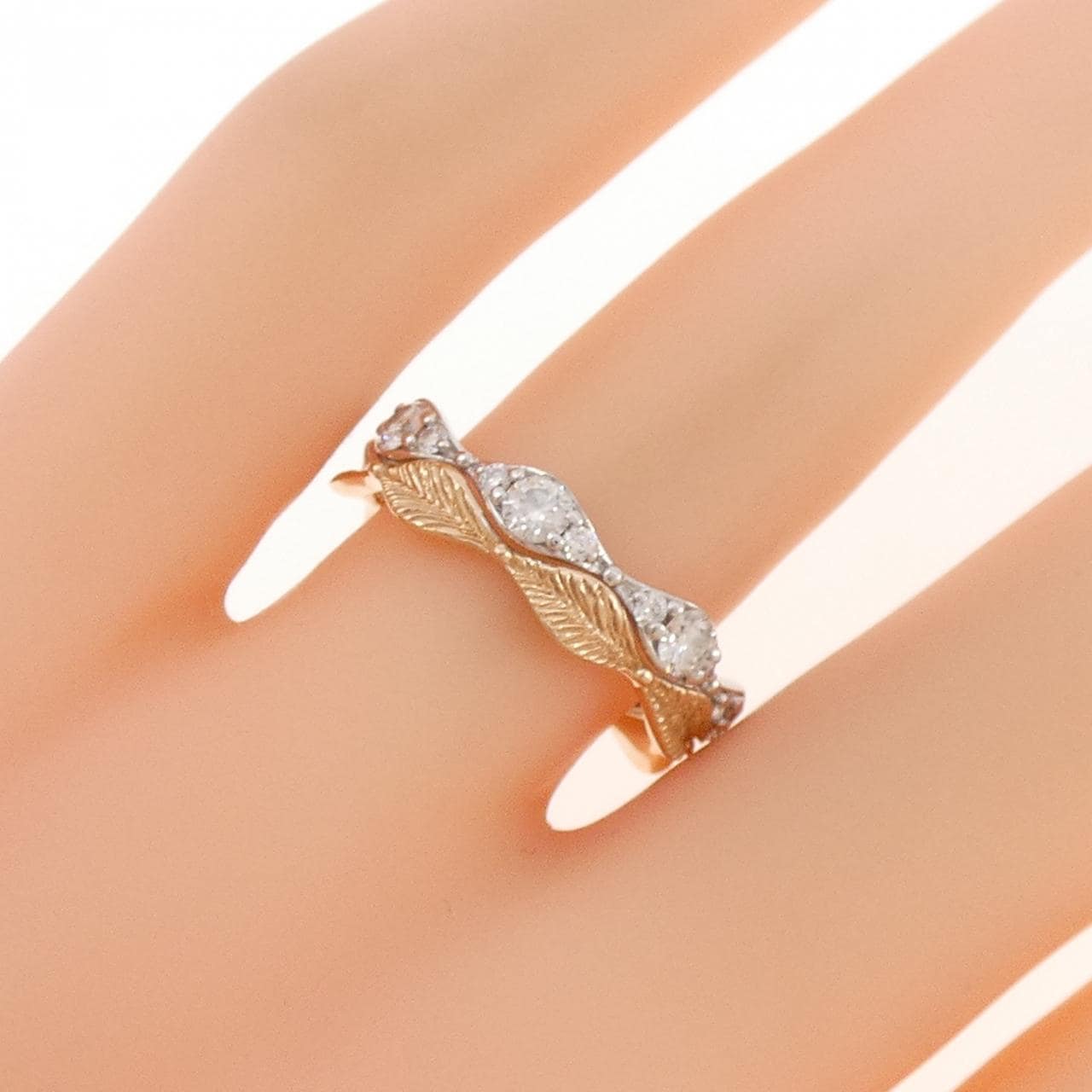 K18PG/K18WG ダイヤモンド リング 0.69CT