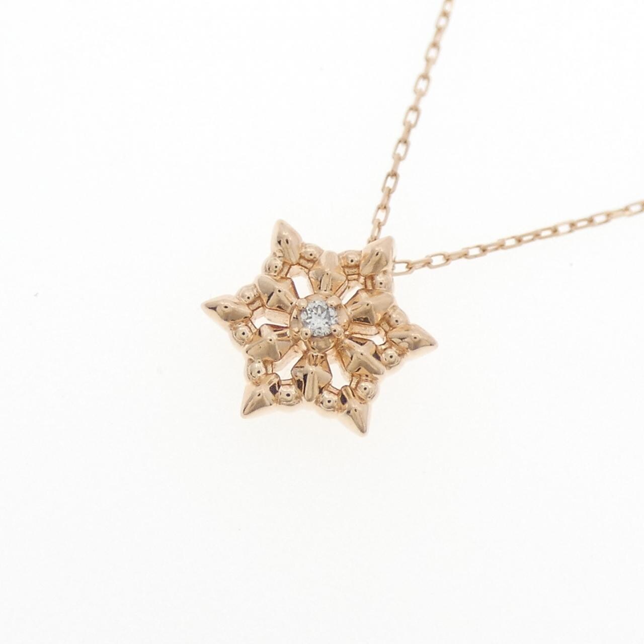 K10PG ダイヤモンド ネックレス 0.01CT
