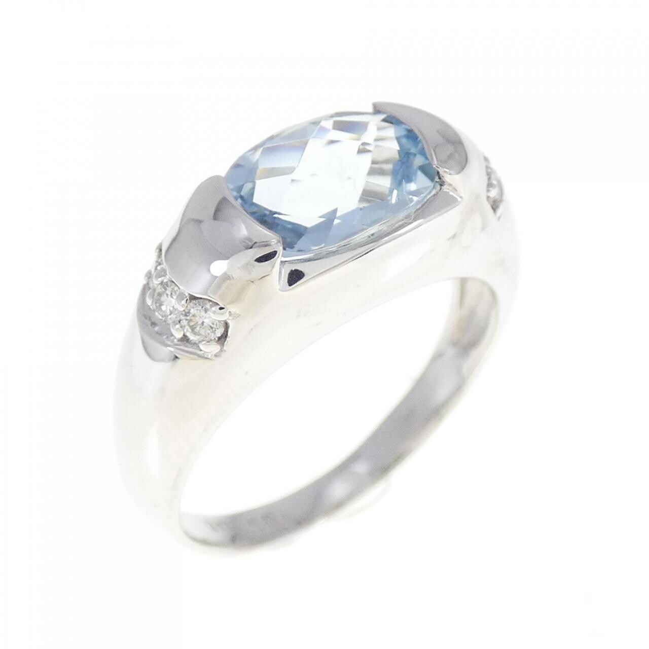 コメ兵｜K18WG アクアマリン リング 1.05CT｜ジュエリー｜リング