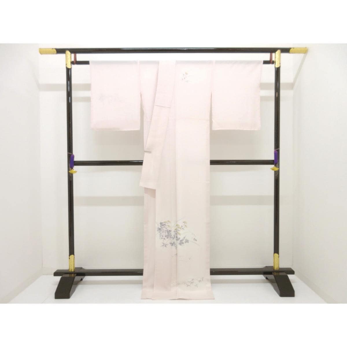 【未使用品】単衣　駒絽訪問着　ボカシ染