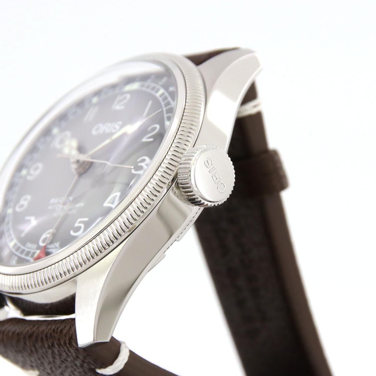 【新品】オリス ビッグクラウンポインターデイトチェルボボランテ 01 754 7779 4063-Set SS 自動巻