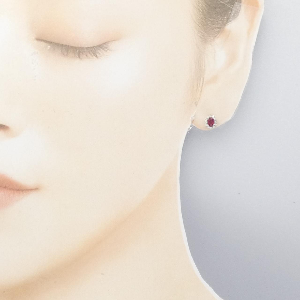 コメ兵｜【新品】PT900 ルビー ピアス 0.48CT｜ジュエリー｜ピアス  