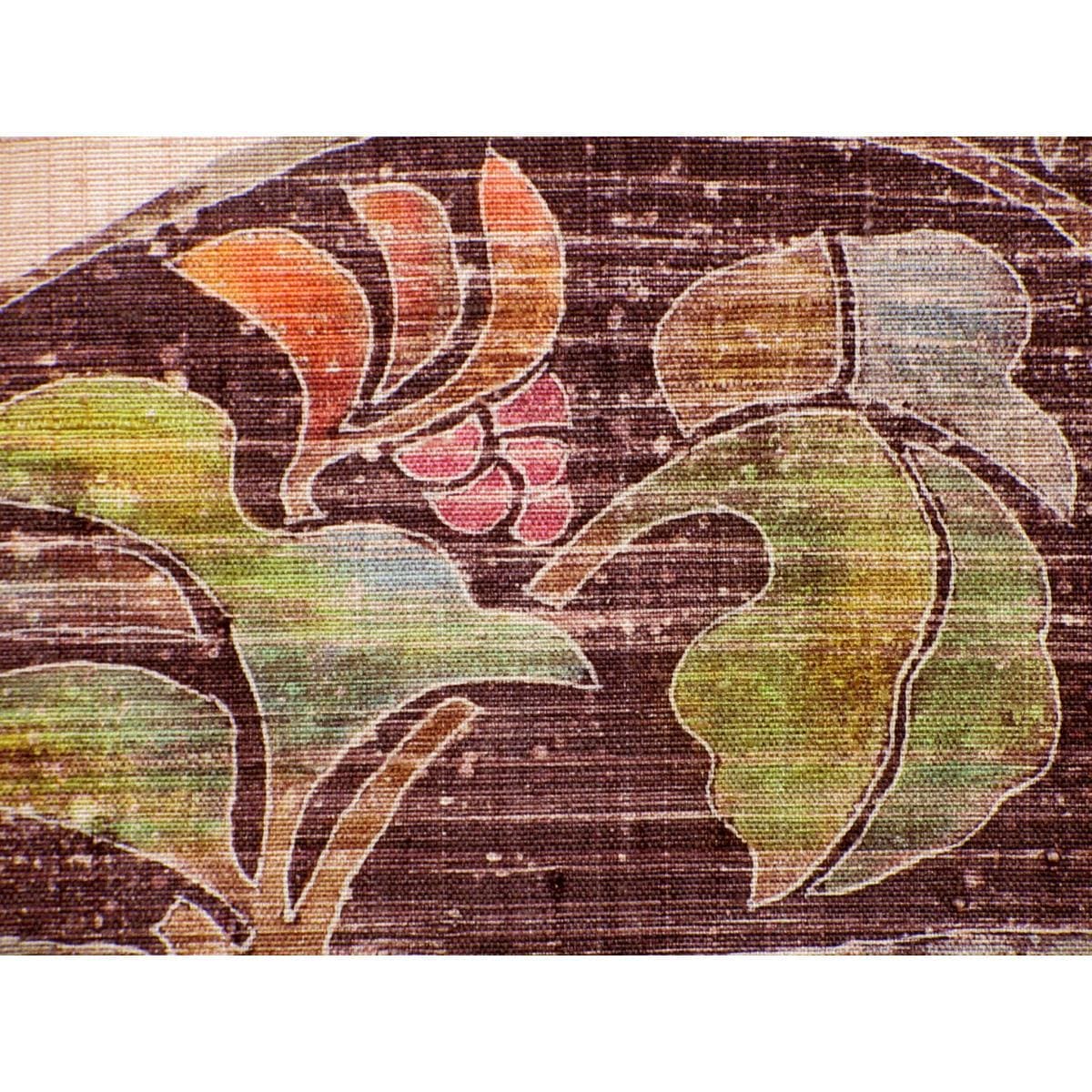 名古屋帯　染紬　友禅加工