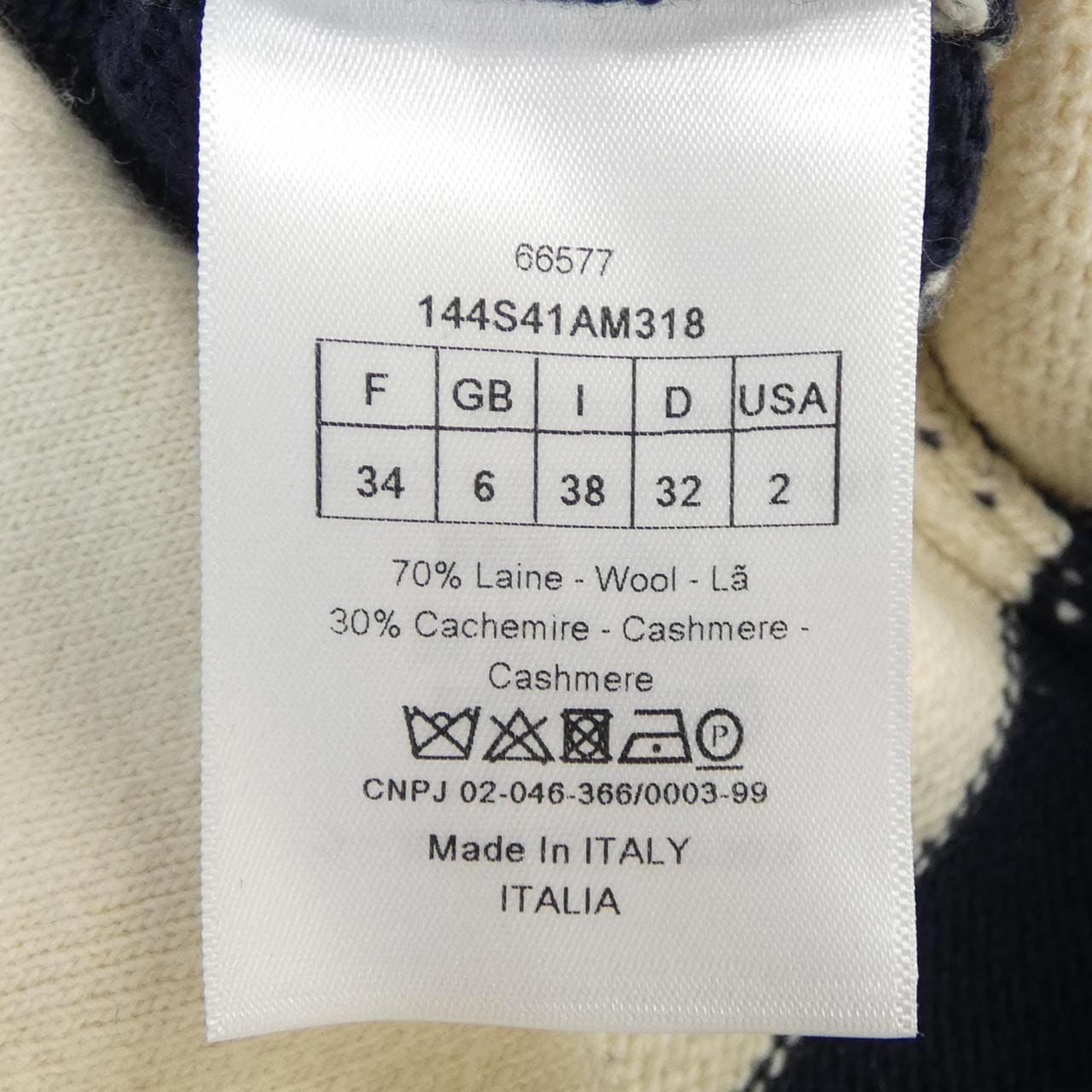 クリスチャンディオール CHRISTIAN DIOR 144S41AM318 ニット