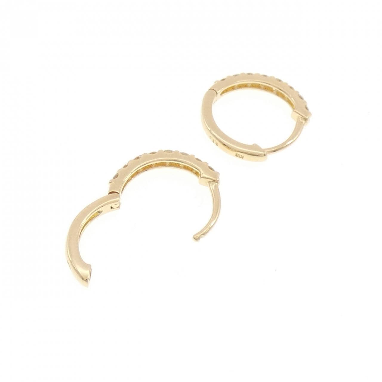 K18YG ダイヤモンド ピアス 0.30CT