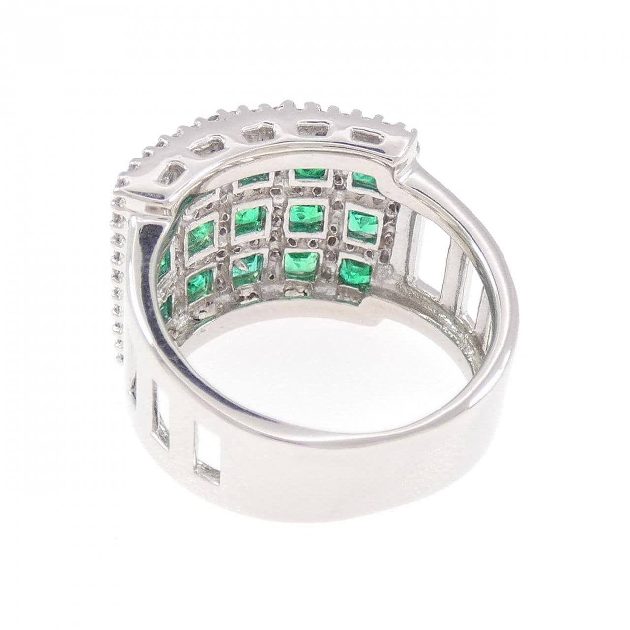 PT900 エメラルド リング 1.21CT