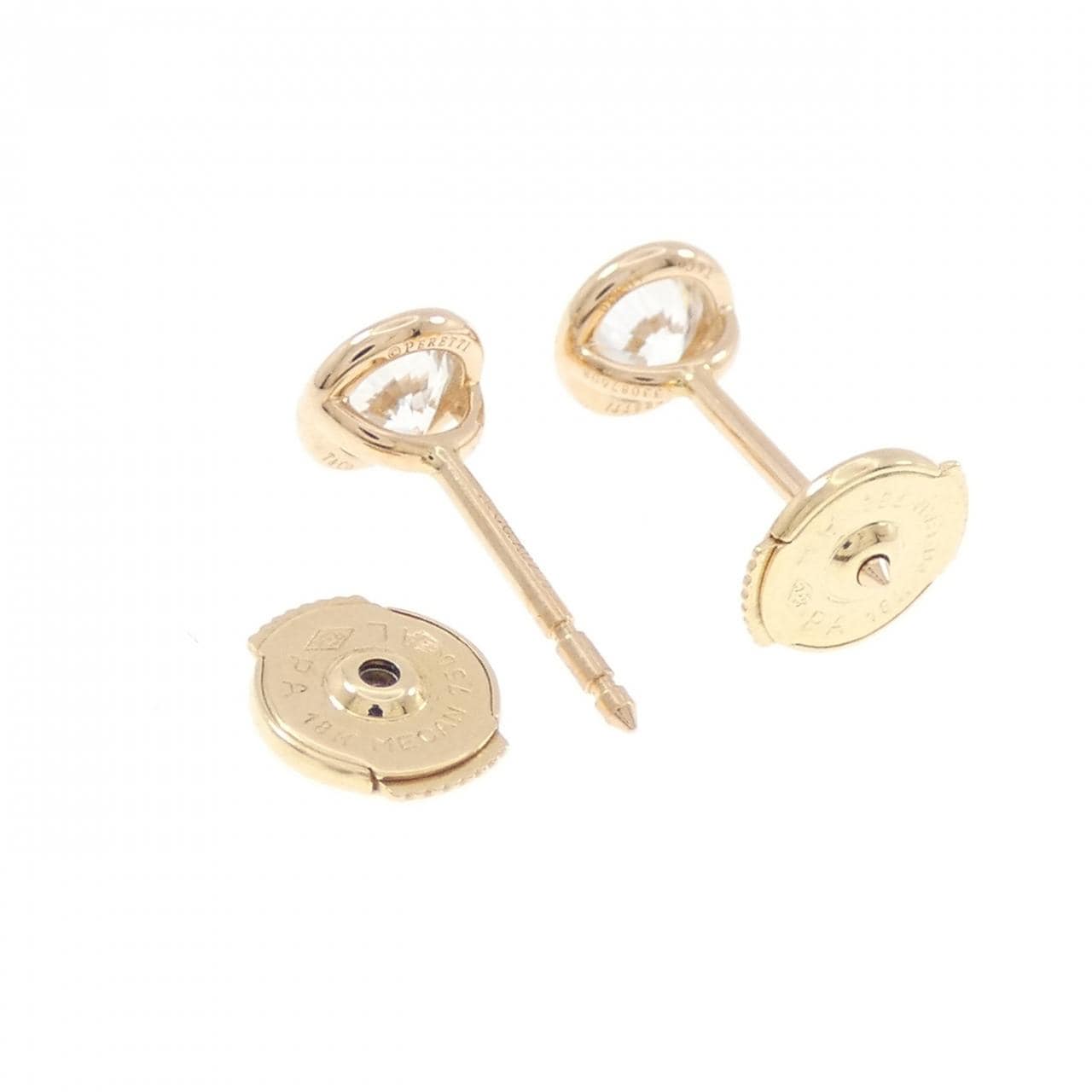 ティファニー バイザヤード ピアス 0.96CT F VS1 3EXT