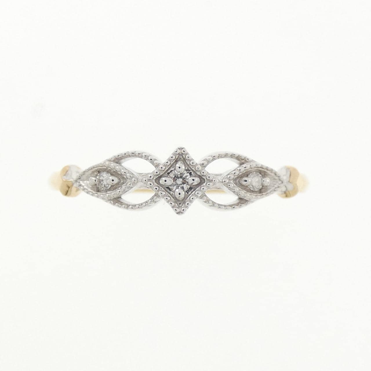アガット ダイヤモンド リング 0.02CT
