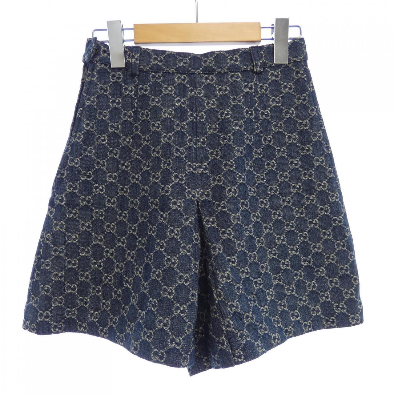 グッチ GUCCI ウォッシュド オーガニックデニム 652661 XDBLL ショートパンツ