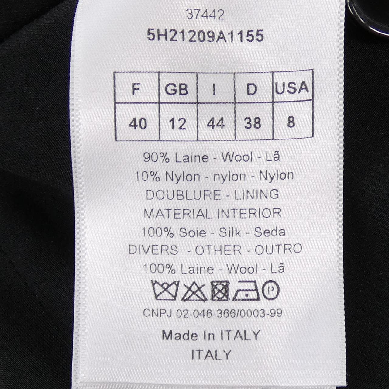 クリスチャンディオール CHRISTIAN DIOR 5H21209A1155 ジャケット