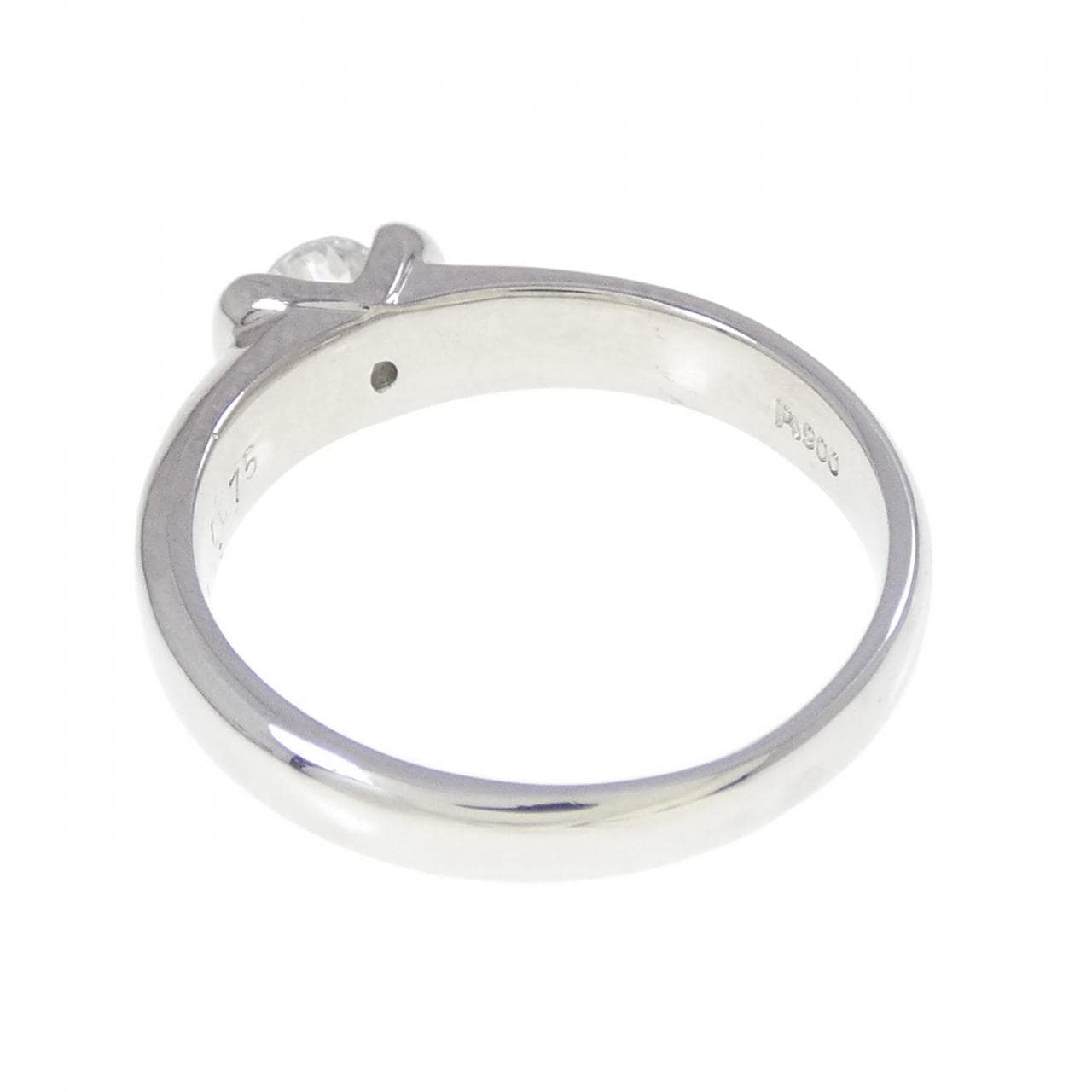 PT900钻石戒指，0.222克拉