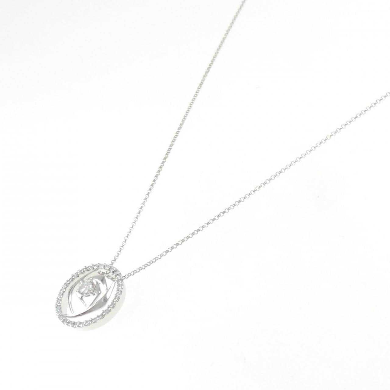 750WG ダイヤモンド ネックレス 0.52CT