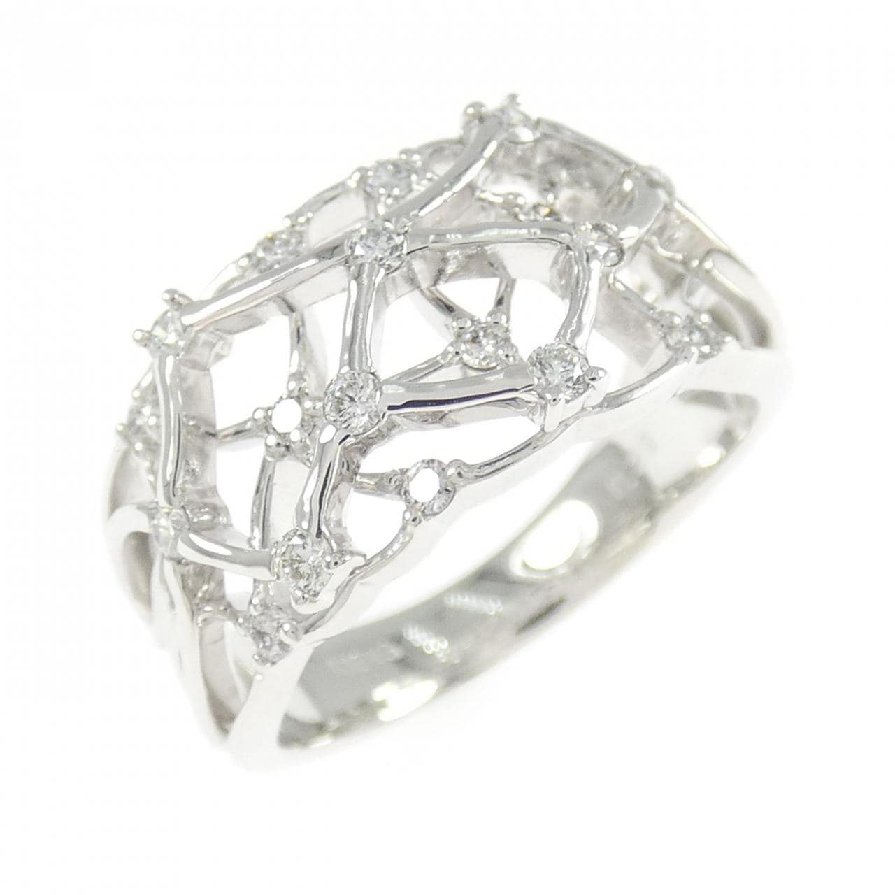 K18WG ダイヤモンド リング 0.29CT