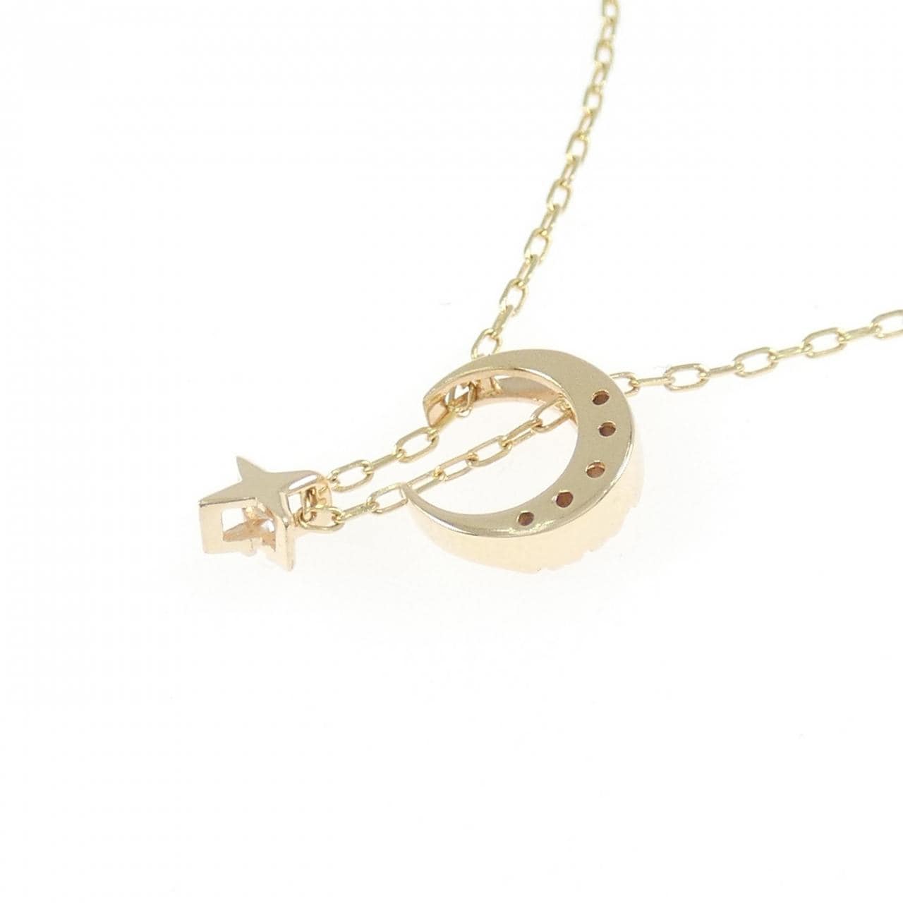 アガット ダイヤモンド ネックレス 0.05CT