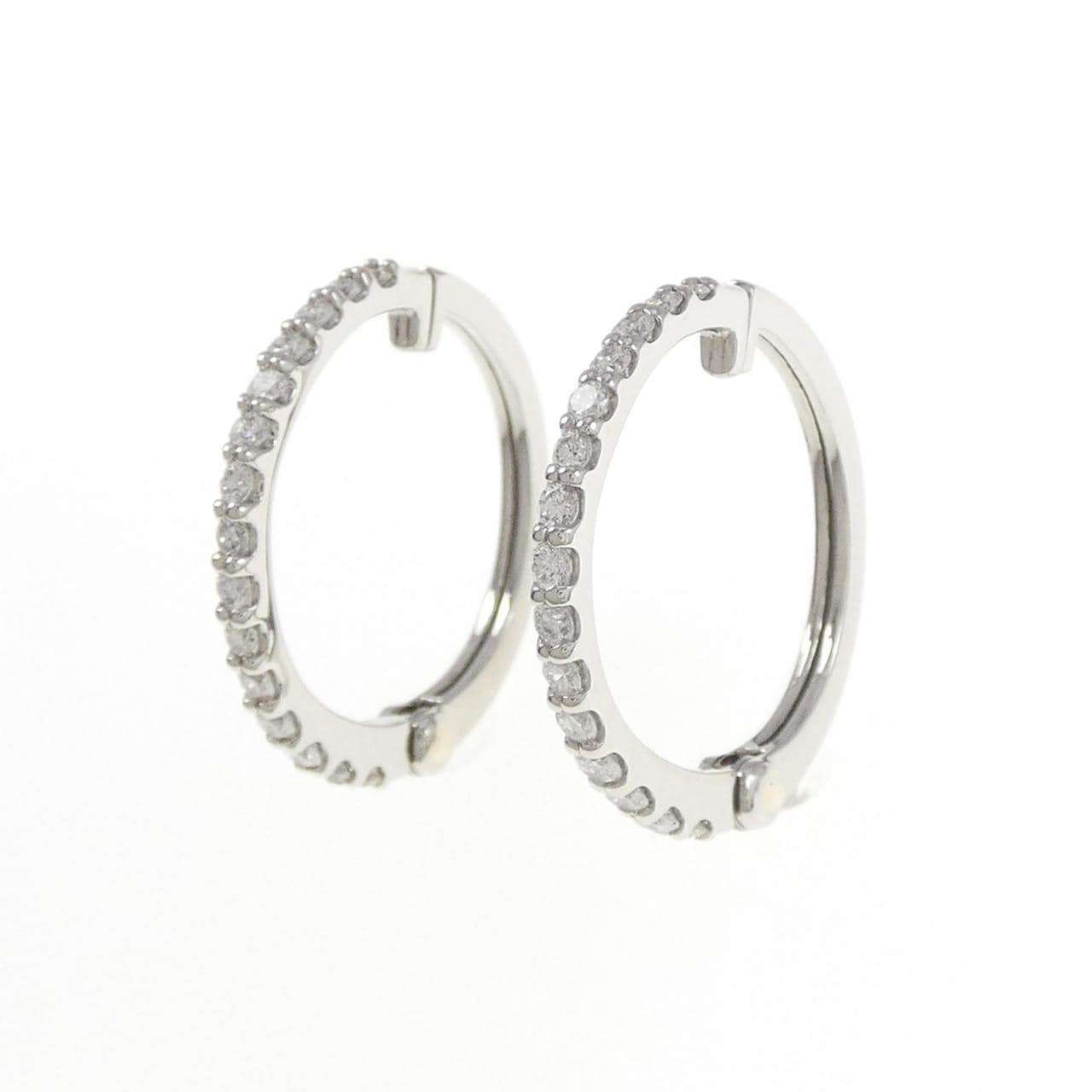 PT Diamond Hoop Earrings 0.70CT