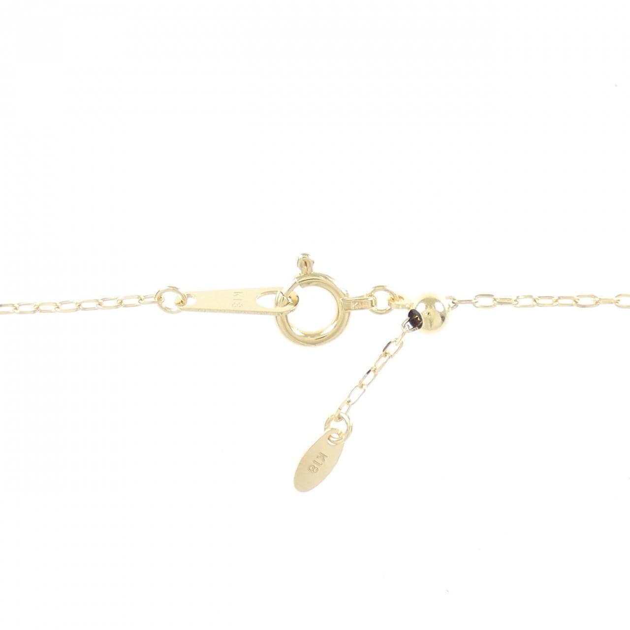 K18YG ダイヤモンド ネックレス 0.2CT